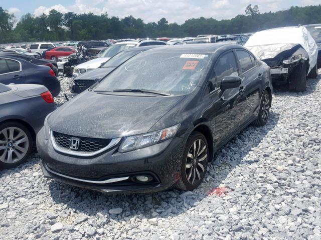 19XFB2F93FE077371 - 2015 HONDA CIVIC EXL 黑色 照片 2