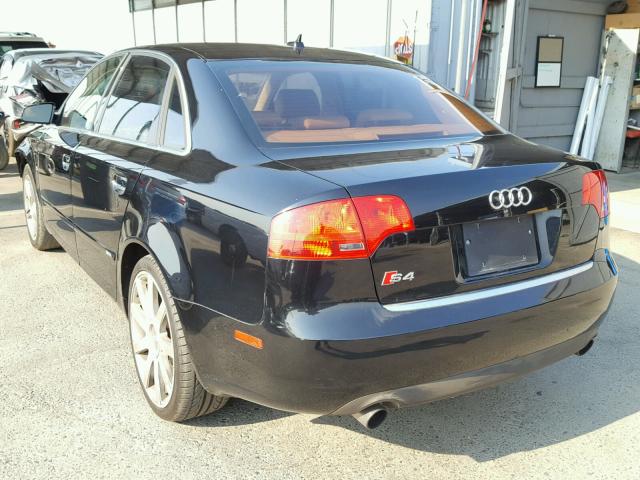 WAUAF78E47A259362 - 2007 AUDI A4 2 BLACK photo 3