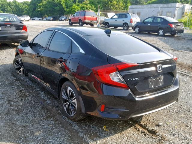 2HGFC1F7XHH630080 - 2017 HONDA CIVIC EXL BLACK photo 3