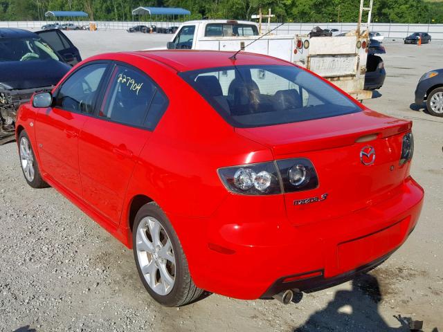 JM1BK323971749203 - 2007 MAZDA 3 S RED photo 3