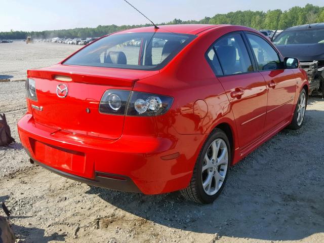 JM1BK323971749203 - 2007 MAZDA 3 S RED photo 4