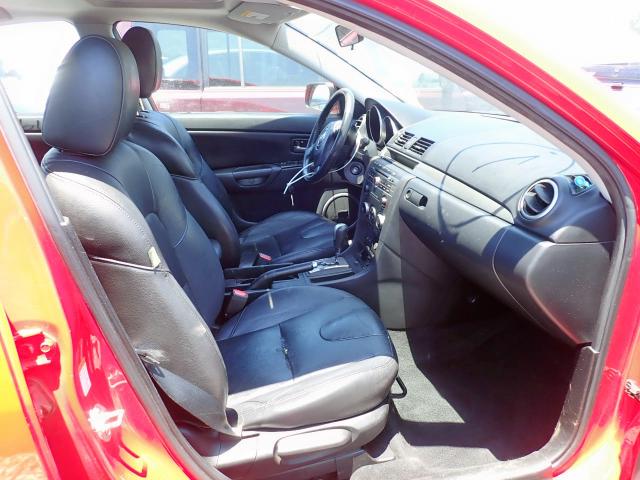 JM1BK323971749203 - 2007 MAZDA 3 S RED photo 5