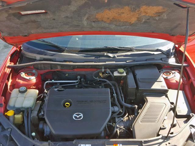 JM1BK323971749203 - 2007 MAZDA 3 S RED photo 7