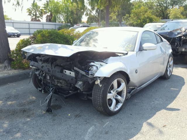 JN1BZ34D48M701029 - 2008 NISSAN 350Z COUPE SILVER photo 2