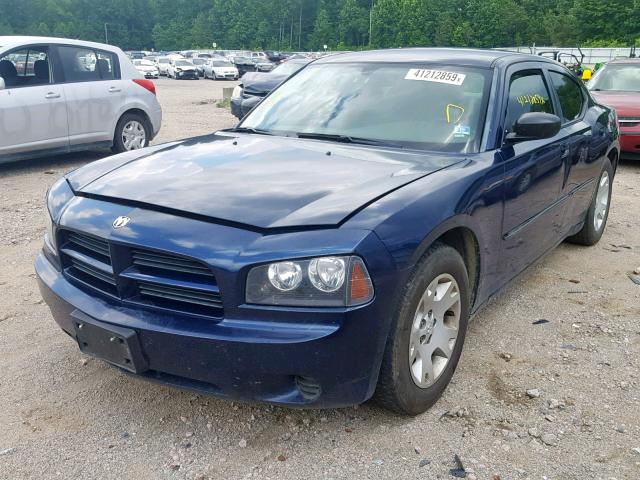 2B3KA43R86H188716 - 2006 DODGE CHARGER SE BLUE photo 2