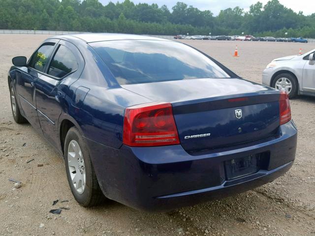 2B3KA43R86H188716 - 2006 DODGE CHARGER SE BLUE photo 3