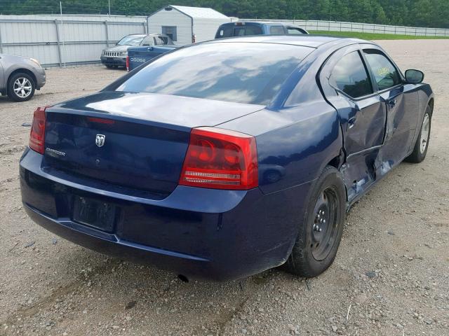 2B3KA43R86H188716 - 2006 DODGE CHARGER SE BLUE photo 4