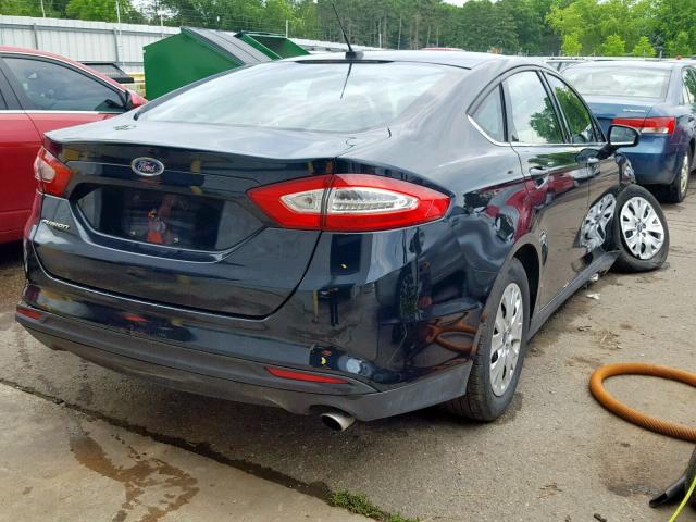 3FA6P0G72ER298783 - 2014 FORD FUSION S BLACK photo 4