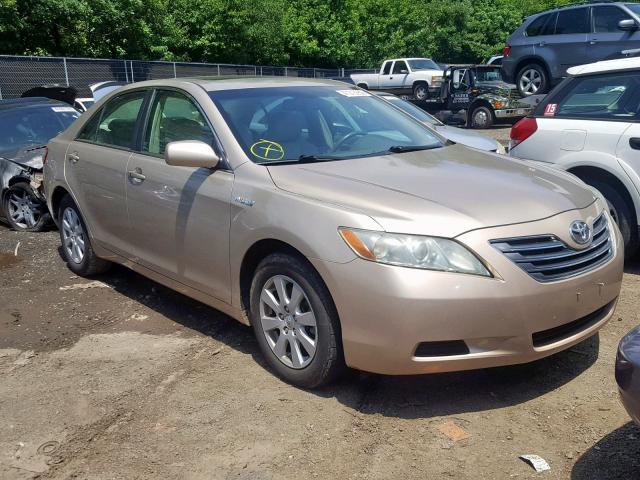 4T1BB46K88U053256 - 2008 TOYOTA CAMRY HYBR GOLD photo 1