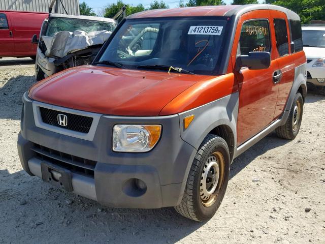 5J6YH27304L038110 - 2004 HONDA ELEMENT LX ORANGE photo 2