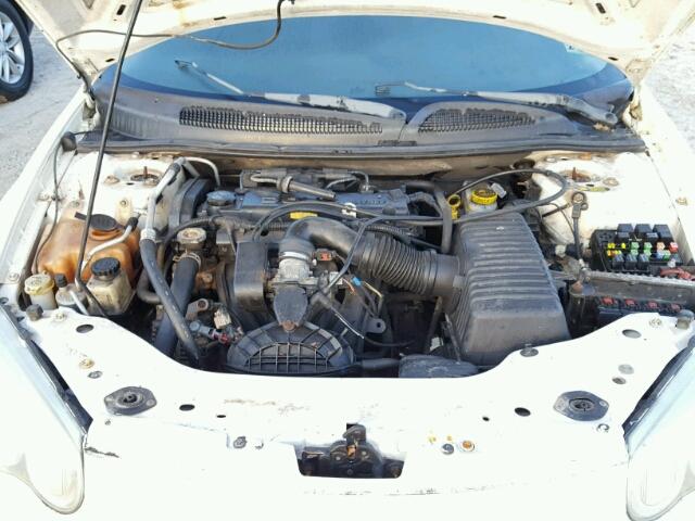 1C3EL46X64N393850 - 2004 CHRYSLER SEBRING LX WHITE photo 7