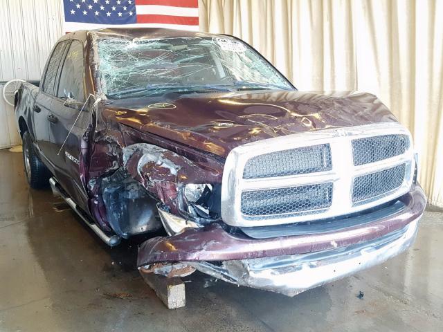 1D7HA18D85J598701 - 2005 DODGE RAM 1500 S MAROON photo 1