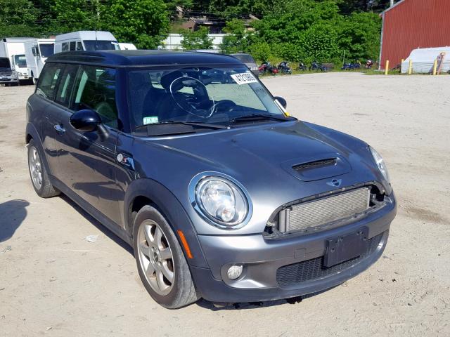 WMWMM3C53ATP76005 - 2010 MINI COOPER S C GRAY photo 1