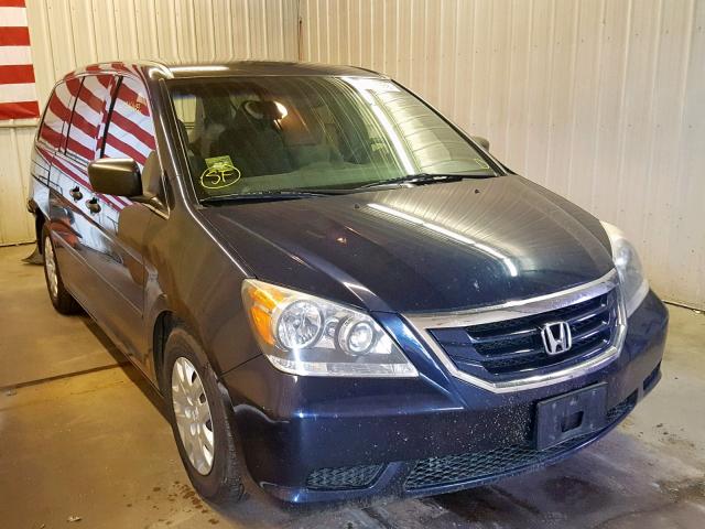 5FNRL38208B051100 - 2008 HONDA ODYSSEY LX BLUE photo 1