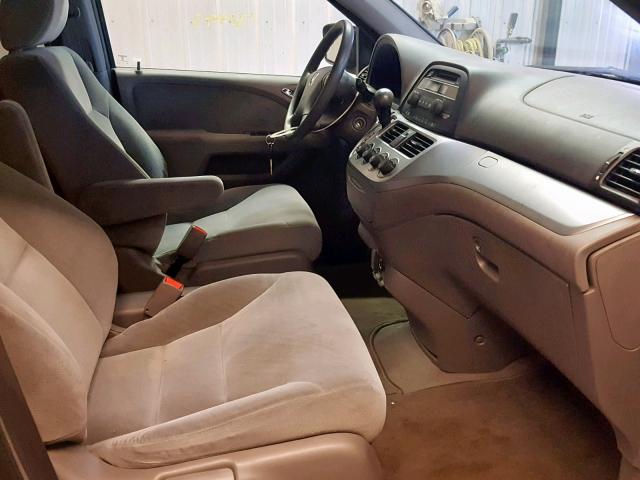 5FNRL38208B051100 - 2008 HONDA ODYSSEY LX BLUE photo 5