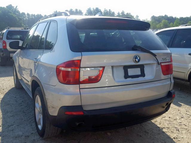 4USFE43507LY77598 - 2007 BMW X5 3.0I SILVER photo 3