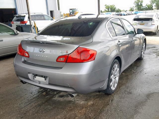 JNKCV61E79M300683 - 2009 INFINITI G37 BASE SILVER photo 4