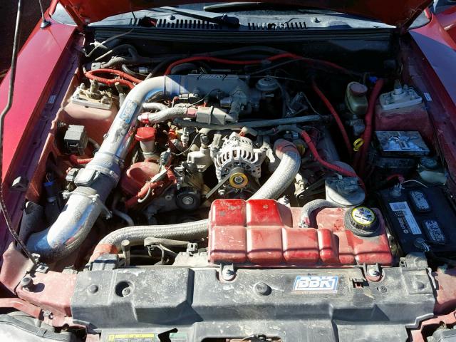 1FAFP45X43F382074 - 2003 FORD MUSTANG GT RED photo 7