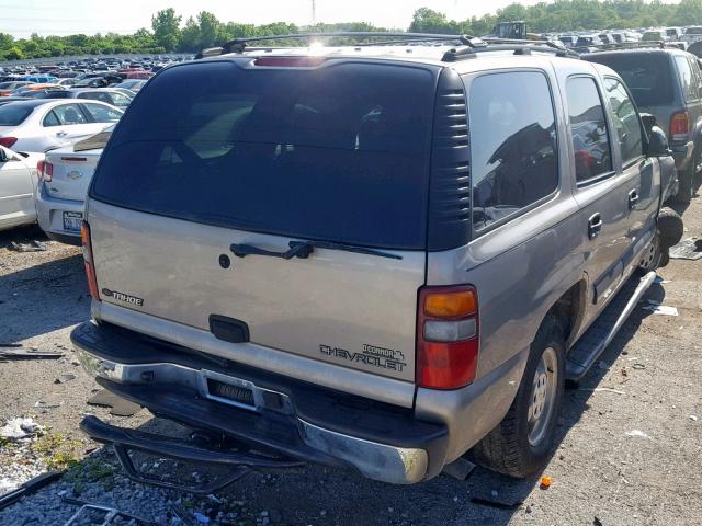 1GNEC13V13J312036 - 2003 CHEVROLET TAHOE GRAY photo 4