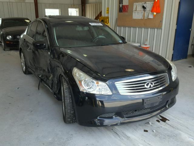 JNKCV61EX9M013726 - 2009 INFINITI G37 BASE BLACK photo 1