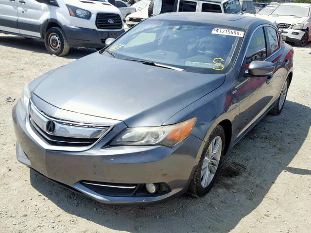 19VDE3F77DE300746 - 2013 ACURA ILX HYBRID GRAY photo 2