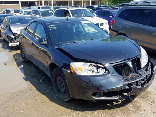 1G2ZF57B384243563 - 2008 PONTIAC G6 VALUE L BLACK photo 1