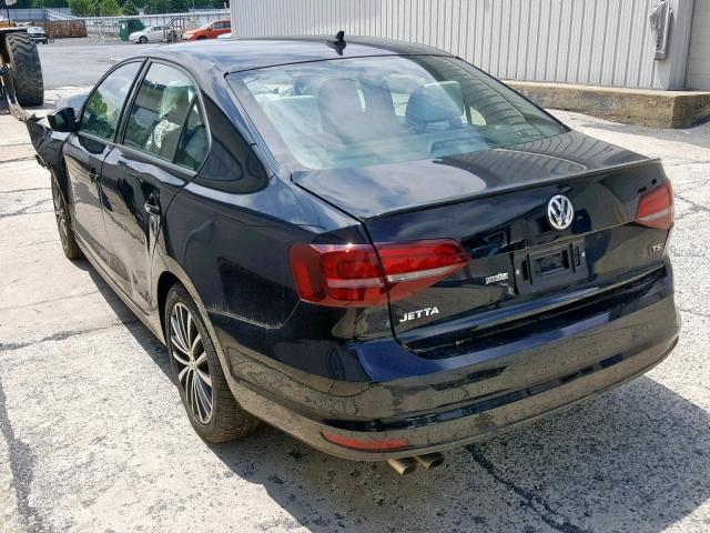 3VWD17AJ9HM301466 - 2017 VOLKSWAGEN JETTA SPOR BLACK photo 3