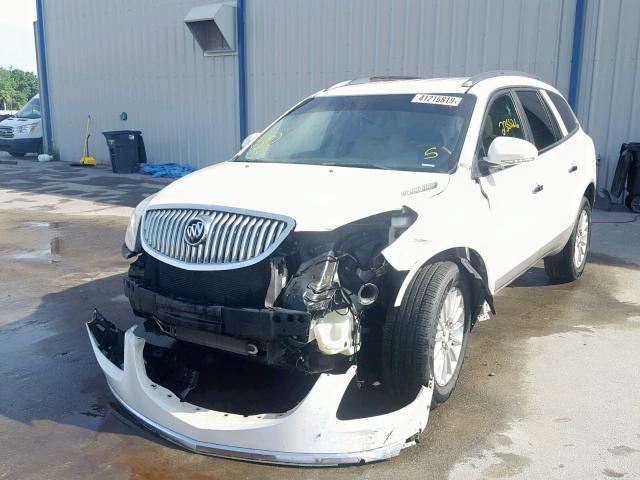 5GAKRBED0BJ230626 - 2011 BUICK ENCLAVE CX WHITE photo 2