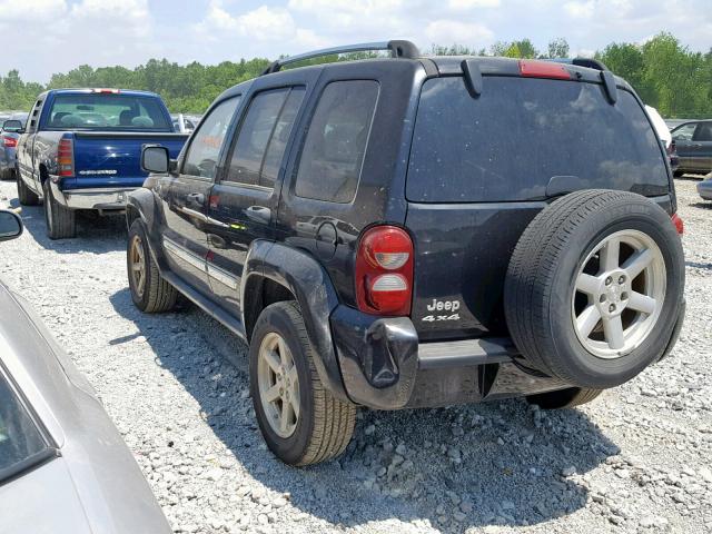 1J4GL58K66W219926 - 2006 JEEP LIBERTY LI BLACK photo 3