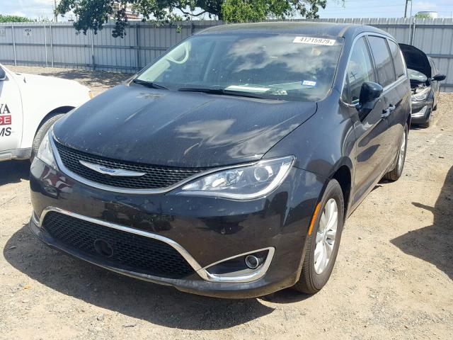 2C4RC1FG7KR574810 - 2019 CHRYSLER PACIFICA T BLACK photo 2