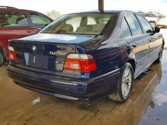 WBADT43433G028463 - 2003 BMW 525 I AUTO BLUE photo 4