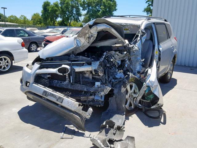 JTMYF4DV9A5025921 - 2010 TOYOTA RAV4 LIMIT SILVER photo 2