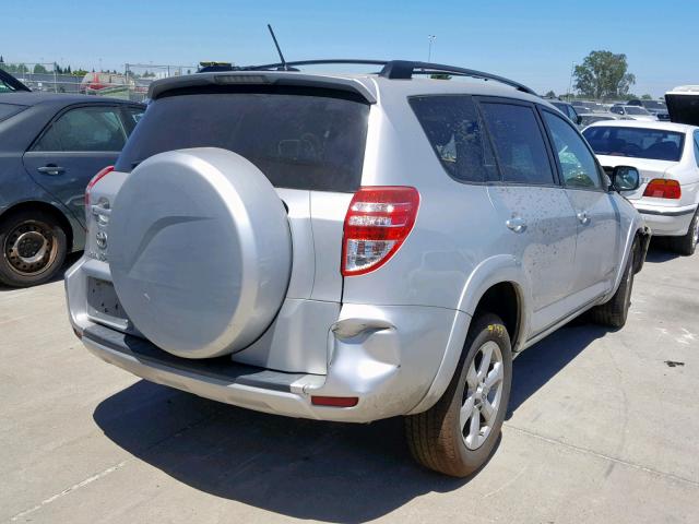 JTMYF4DV9A5025921 - 2010 TOYOTA RAV4 LIMIT SILVER photo 4