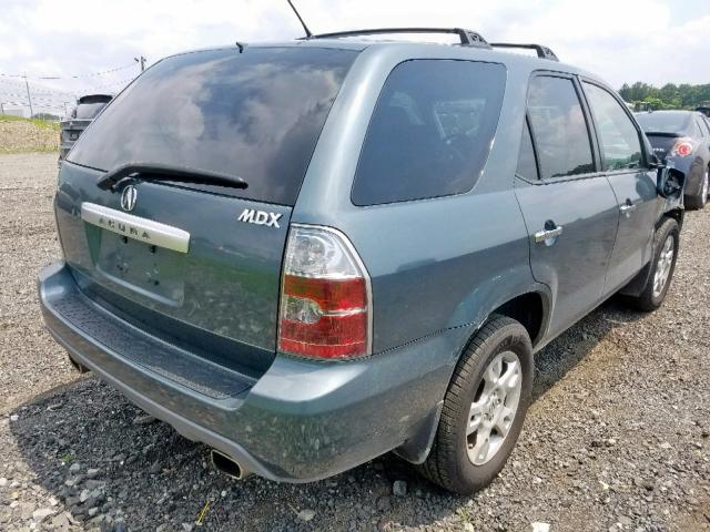 2HNYD18664H543354 - 2004 ACURA MDX TOURIN BLUE photo 4