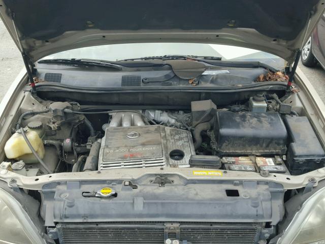 JT6HF10U9Y0097812 - 2000 LEXUS RX 300 GOLD photo 7