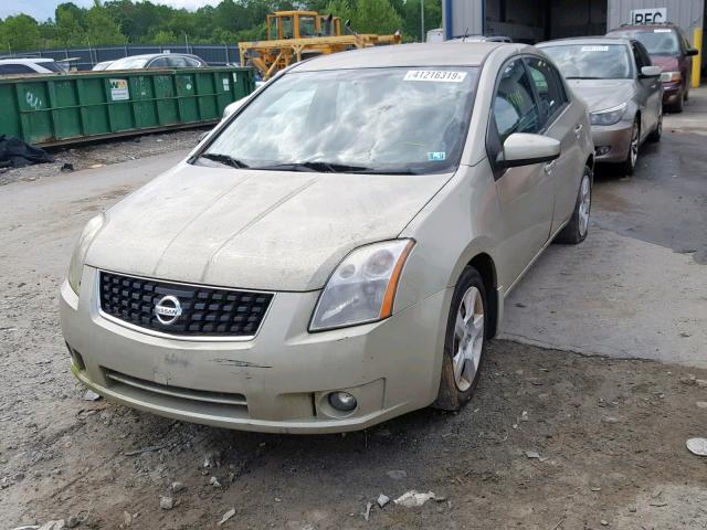 3N1AB61E68L653784 - 2008 NISSAN SENTRA 2.0 TAN photo 2