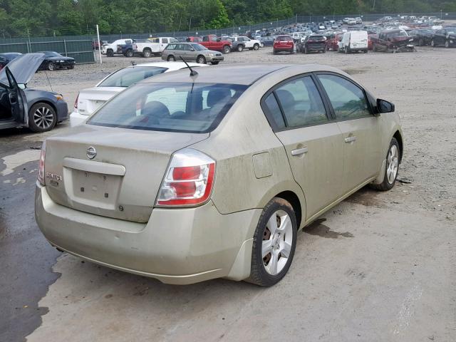 3N1AB61E68L653784 - 2008 NISSAN SENTRA 2.0 TAN photo 4