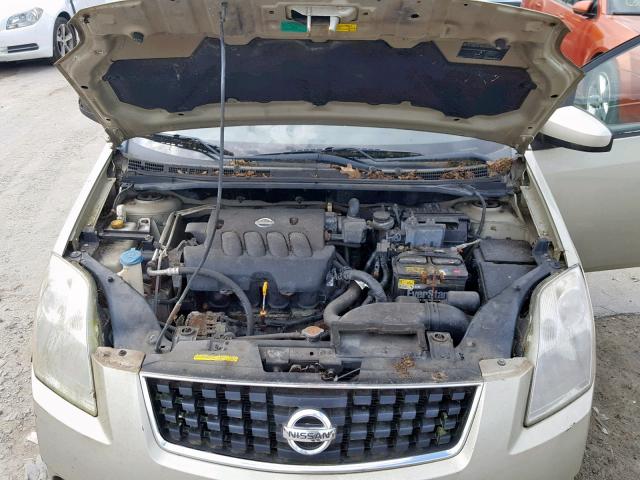 3N1AB61E68L653784 - 2008 NISSAN SENTRA 2.0 TAN photo 7