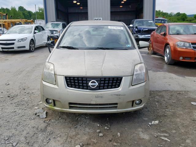 3N1AB61E68L653784 - 2008 NISSAN SENTRA 2.0 TAN photo 9