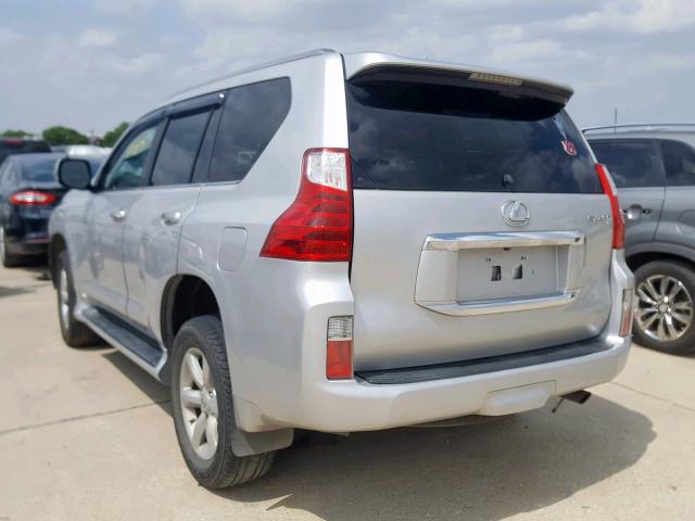 JTJBM7FX1B5018150 - 2011 LEXUS GX SILVER photo 3