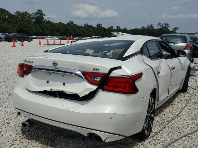 1N4AA6AP8GC396564 - 2016 NISSAN MAXIMA 3.5 WHITE photo 4