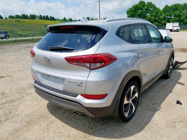 KM8J3CA29GU165217 - 2016 HYUNDAI TUCSON LIM SILVER photo 4