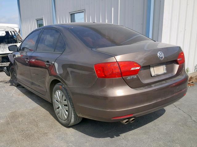 3VW1K7AJ3BM022117 - 2011 VOLKSWAGEN JETTA BASE  photo 3