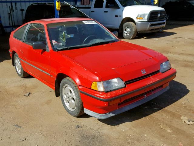 JHMAF5331GS043670 - 1986 HONDA CIVIC 1500 RED photo 1