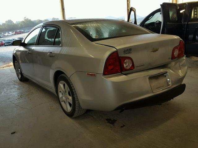 1G1ZG57B694111545 - 2009 CHEVROLET MALIBU LS ვერცხლისფერი ფოტო 3