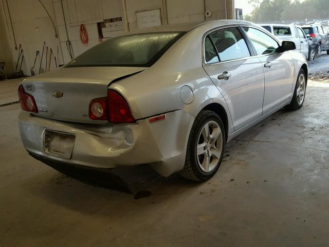 1G1ZG57B694111545 - 2009 CHEVROLET MALIBU LS ვერცხლისფერი ფოტო 4