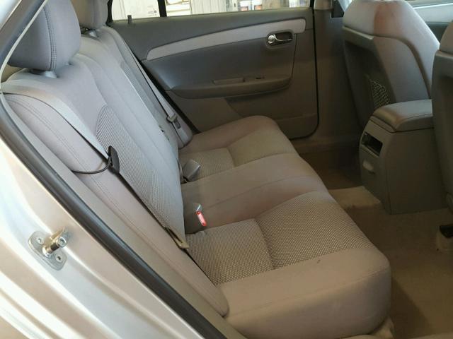 1G1ZG57B694111545 - 2009 CHEVROLET MALIBU LS ვერცხლისფერი ფოტო 6