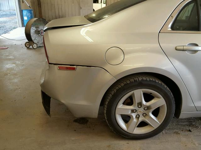 1G1ZG57B694111545 - 2009 CHEVROLET MALIBU LS ვერცხლისფერი ფოტო 9