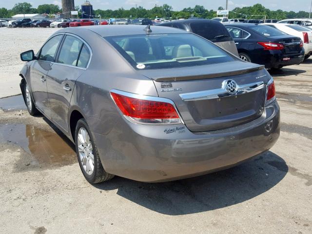 1G4GB5ER1CF255993 - 2012 BUICK LACROSSE C GRAY photo 3