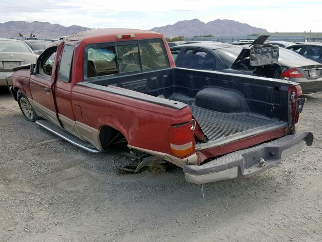 1FTCR14X1VPB38774 - 1997 FORD RANGER SUP RED photo 3